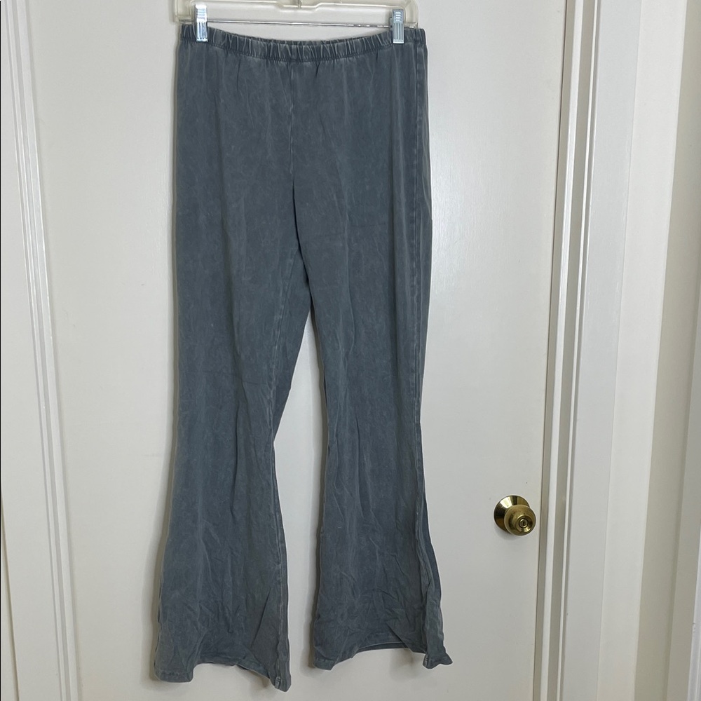 Women's Gray Boot Cut Flare Pants